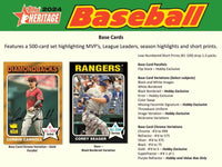 2024 Topps Heritage Baseball MLB Hobby Box