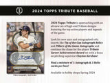 2024 Topps Tribute Baseball MLB Hobby Box