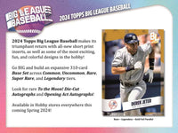 2024 Topps Big League Baseball MLB Hobby Box