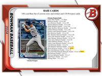 2024 Bowman Baseball MLB Hobby Jumbo Pack