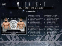 2024 Topps UFC Midnight Hobby Box