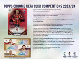 2023/24 Topps Chrome UEFA Club Competitions Soccer Hobby Box