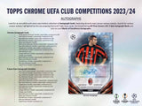 2023/24 Topps Chrome UEFA Club Competitions Soccer Hobby Box