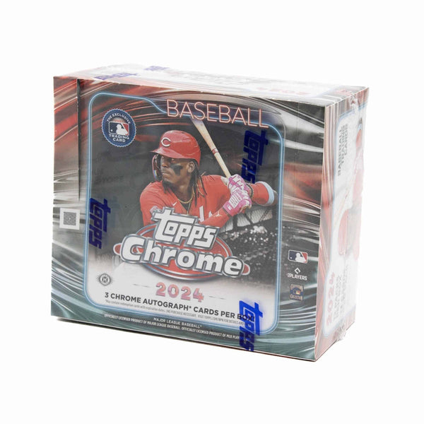 2024 Topps Chrome Baseball MLB Hobby Jumbo Box