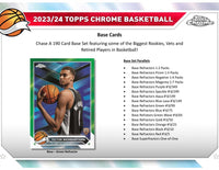 2023/24 Topps Chrome Basketball Hobby Box