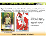 2024 Topps Chrome Tennis Hobby Box