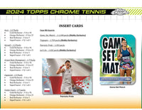 2024 Topps Chrome Tennis Hobby Box