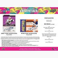 2023/24 Upper Deck Credentials Hockey NHL Hobby Box