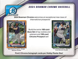 2024 Bowman Chrome Baseball MLB Hobby Box