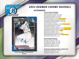 2024 Bowman Chrome Baseball MLB HTA Choice Box