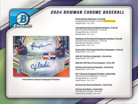 2024 Bowman Chrome Baseball MLB HTA Choice Box