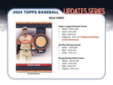 2024 Topps Update Series Baseball MLB Hobby Jumbo Box