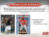 2024 Topps Stadium Club Baseball MLB Hobby Box