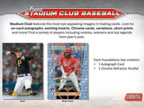 2024 Topps Stadium Club Baseball MLB Compact Box