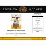 2023/24 Upper Deck Boston Bruins Centennial Hockey Hobby Box