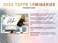 2024 Topps Luminaries Baseball MLB Hobby Box